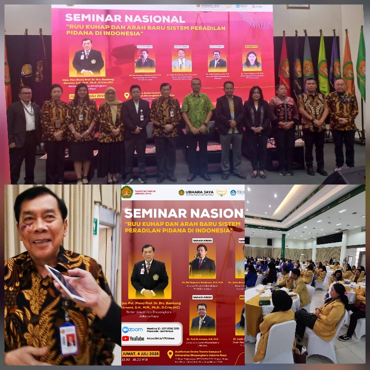 Ubhara Jaya Gelar Seminar Nasional “RUU KUHAP DAN ARAH BARU SISTEM PERADILAN PIDANA DI INDONESIA”