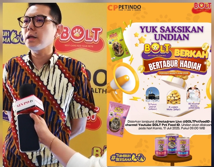 Undian “Bolt Berkah” Sukses Digelar, Disambut Antusias Konsumen