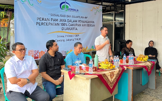 Sosialisasi dan Silaturahmi “Peran PAM JAYA dalam Percepatan 100% Cakupan Air Bersih di Jakarta”