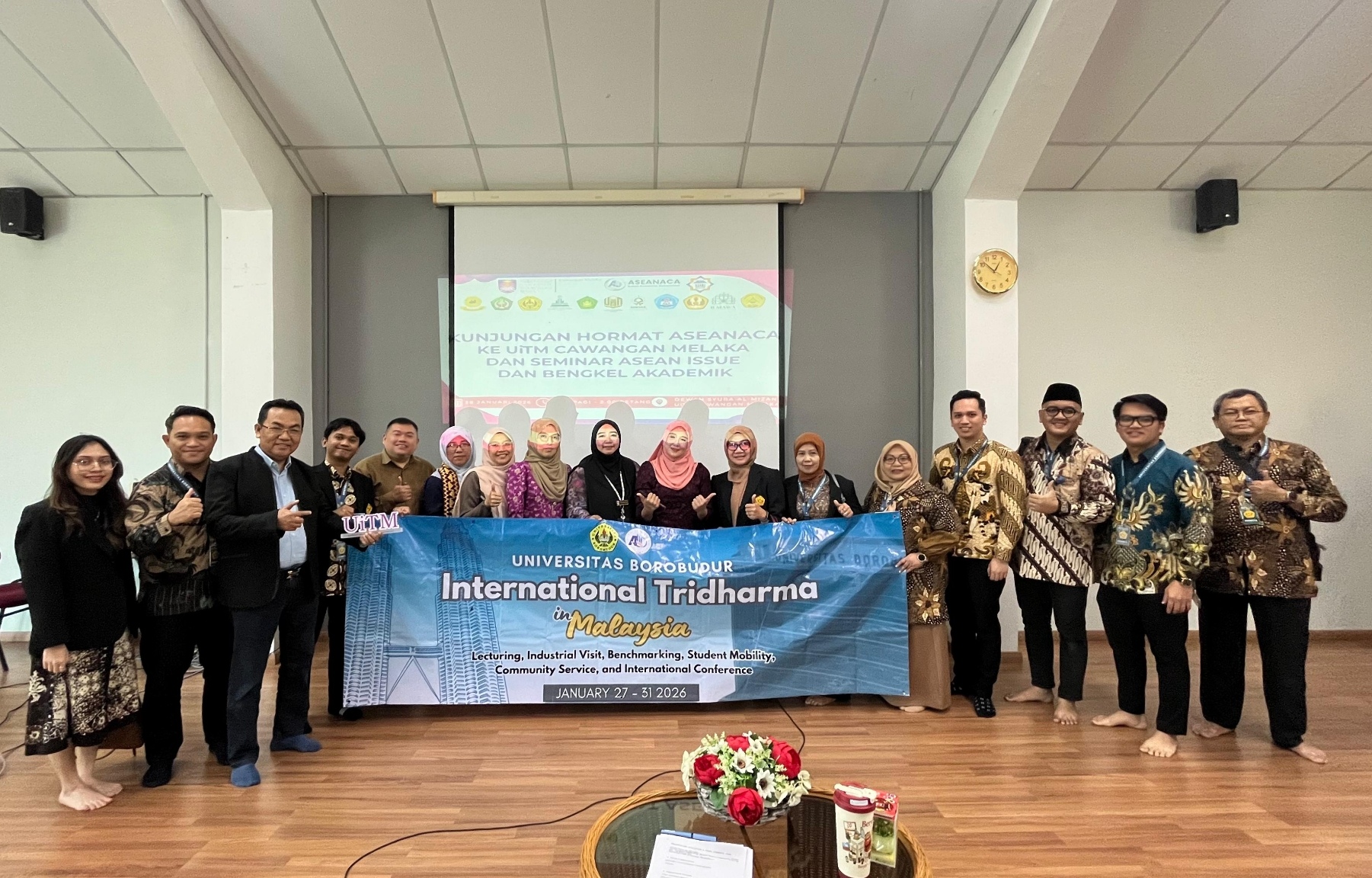 Delegasi Universitas Borobudur Ikuti Seminar Isu ASEAN di UiTM Melaka