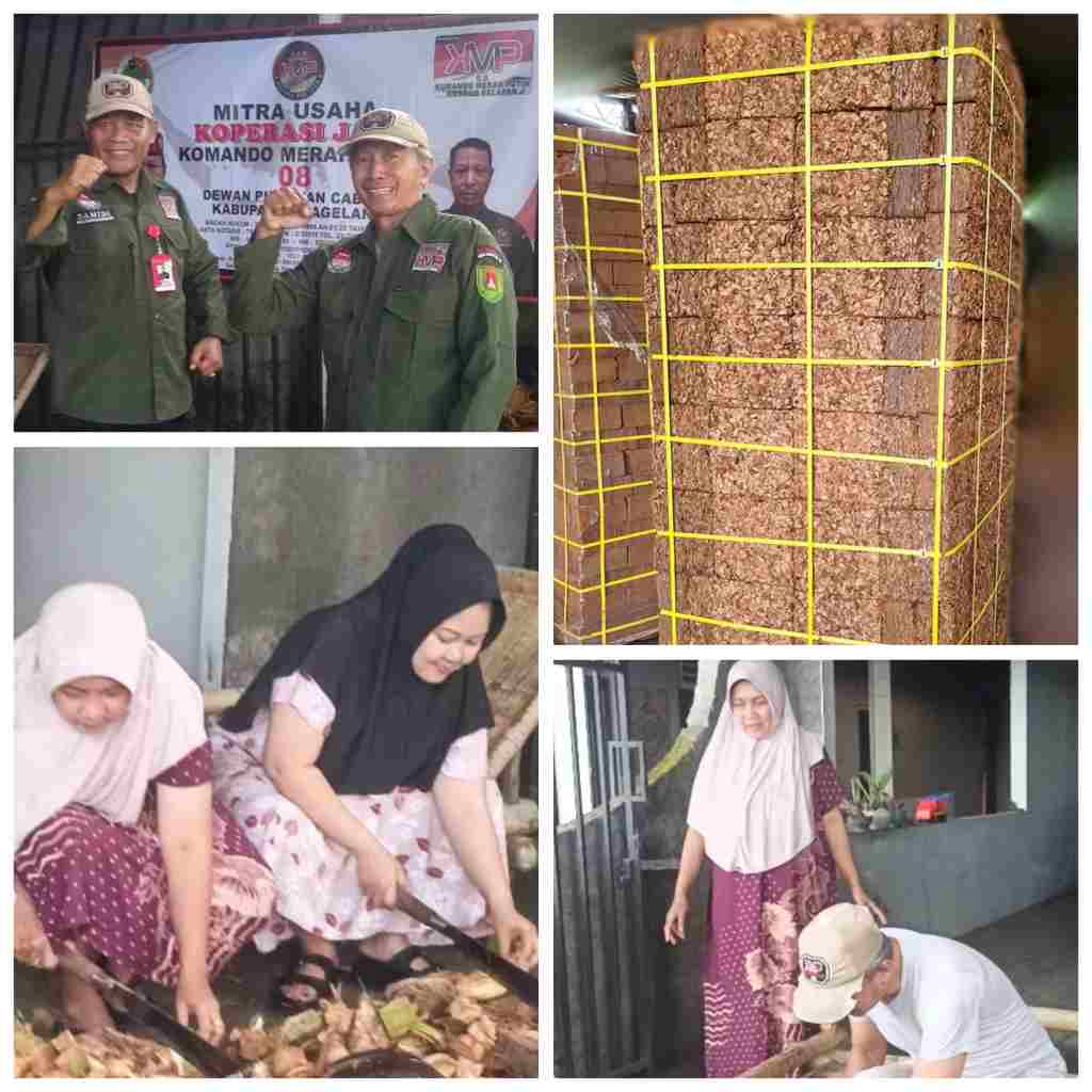 ‎Koperasi Jasa Komando Merah Putih 08 ‎“Mengelola Limbah Serabut Kelapa Menjadi Komoditas Ekspor”