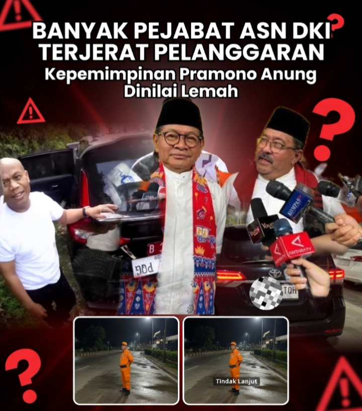 Gubernur Pramono Sering Dikibuli Pejabat dan ASN DKI, Tanda Lemahnya Kepemimpinan