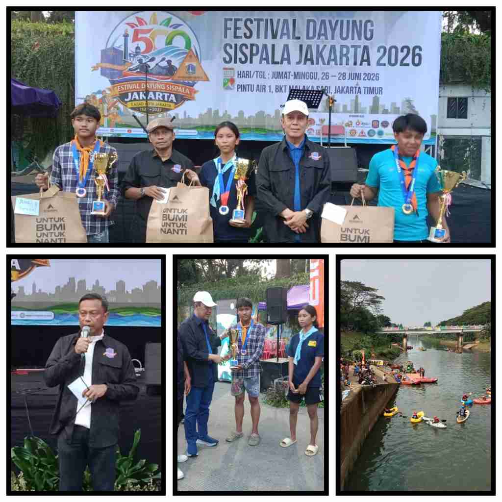 Festival Dayung Sispala Jakarta 2026 Sukses Digelar, Ditutup Langsung Walikota Munjirin