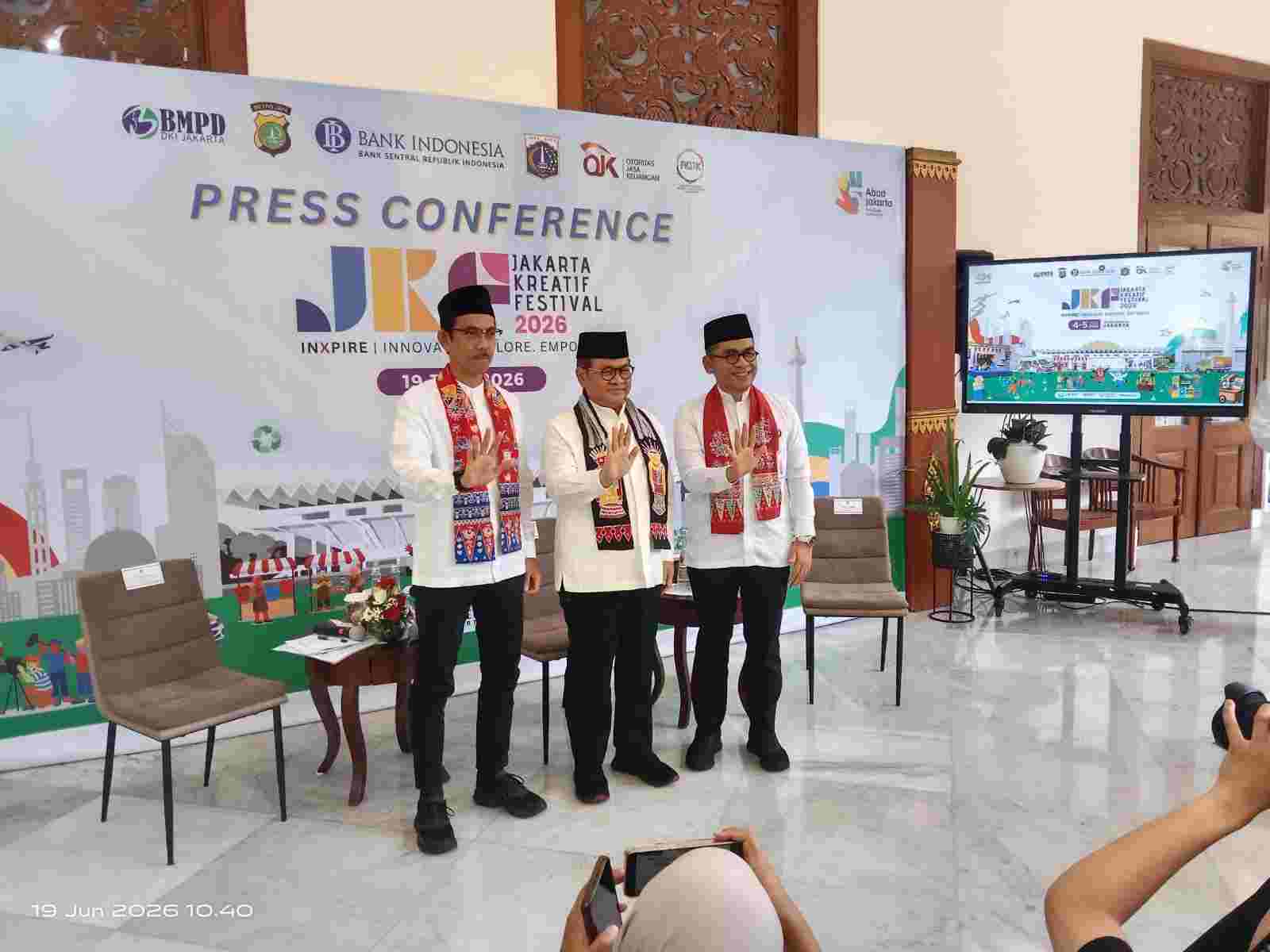 JKF 2026 Siap Digelar, BI dan Pemprov DKI Dorong Ekonomi Kreatif Jadi Mesin Pertumbuhan Baru Jakarta